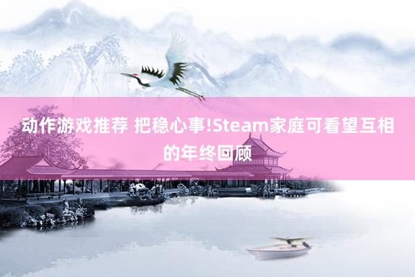 动作游戏推荐 把稳心事!Steam家庭可看望互相的年终回顾